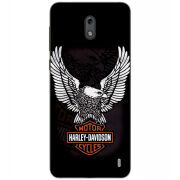 Чехол Uprint Nokia 2 Harley Davidson and eagle