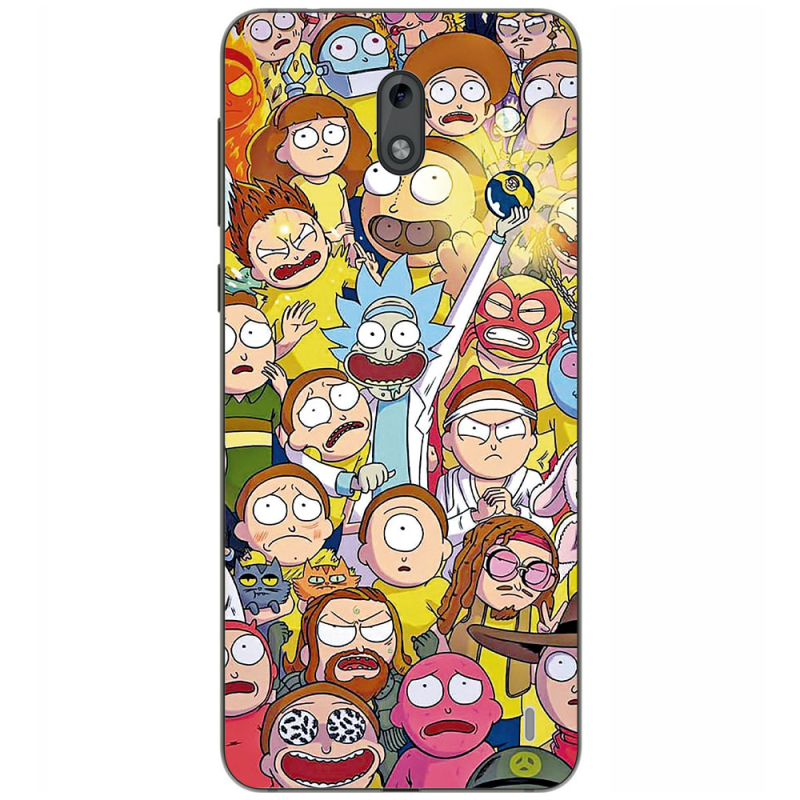 Чехол Uprint Nokia 2 Rick and Morty