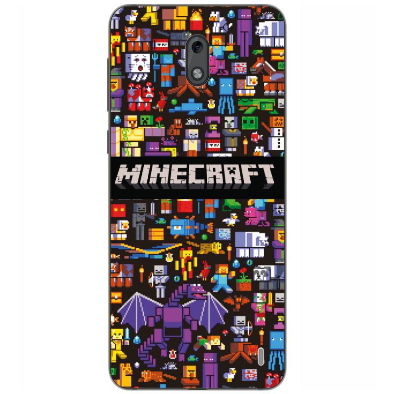 Чехол Uprint Nokia 2 Minecraft Mobbery