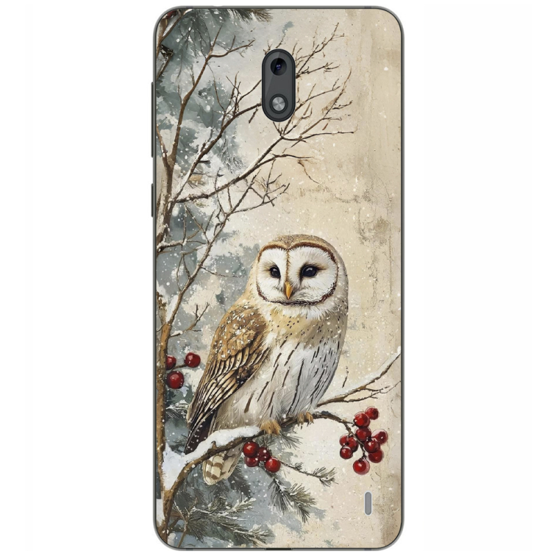Чехол Uprint Nokia 2 Christmas Owl