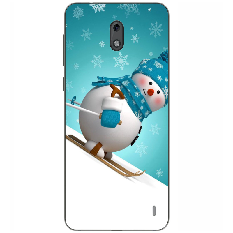 Чехол Uprint Nokia 2 Skier Snowman