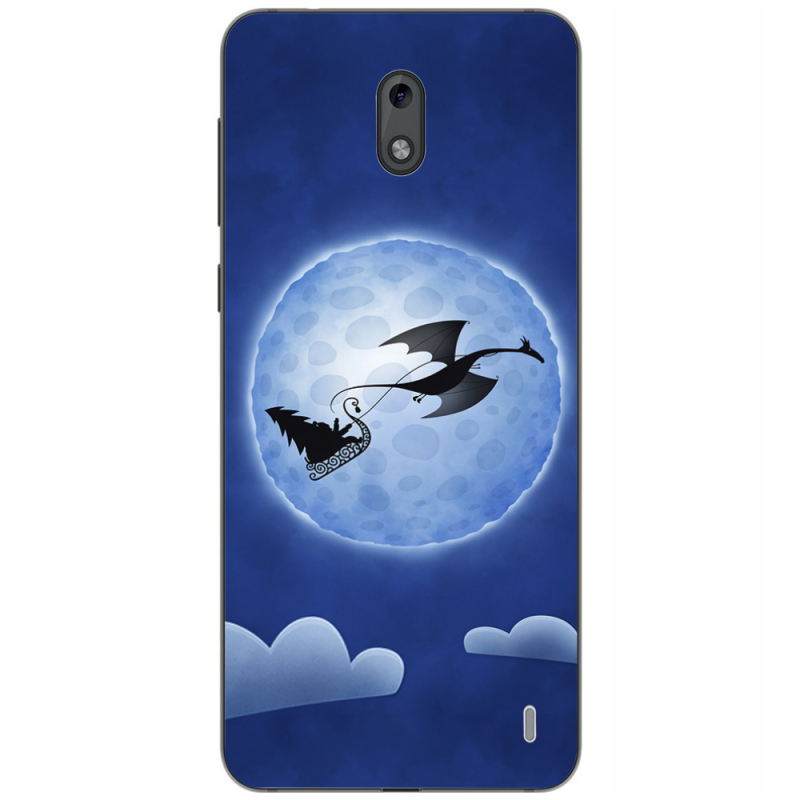 Чехол Uprint Nokia 2 Christmas Dragon