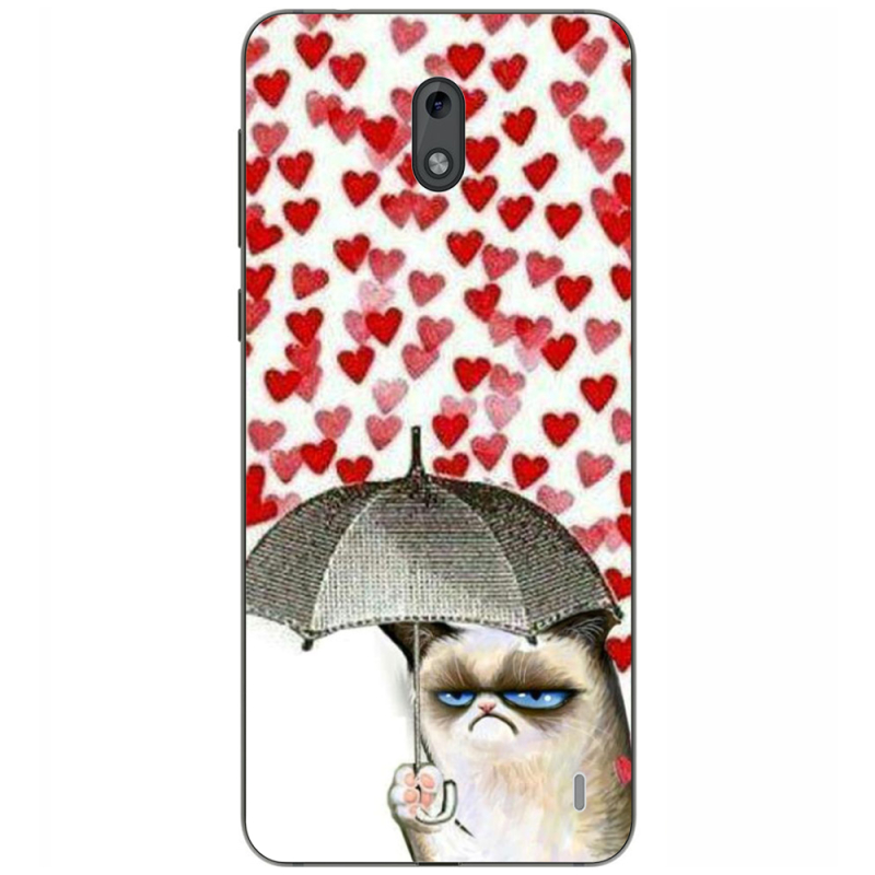 Чехол Uprint Nokia 2 Raining Hearts