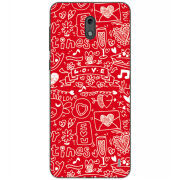 Чехол Uprint Nokia 2 Happy Valentines