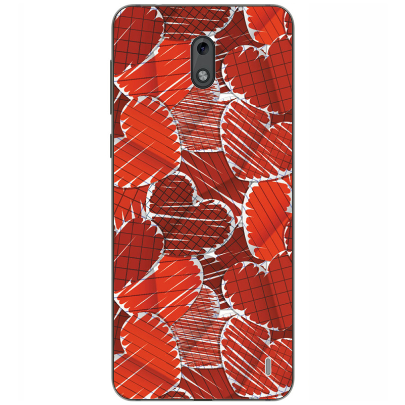 Чехол Uprint Nokia 2 Heart Strings