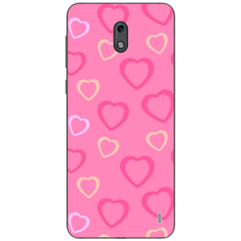 Чехол Uprint Nokia 2 Sugar Hearts