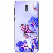 Чехол Uprint Nokia 2 Orchids and Butterflies