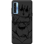 Черный чехол BoxFace TCL 20L Bear King