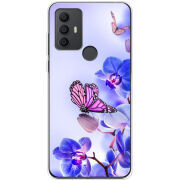 Чехол BoxFace TCL 30 SE Orchids and Butterflies