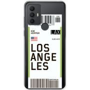 Прозрачный чехол BoxFace TCL 30 SE Ticket Los Angeles
