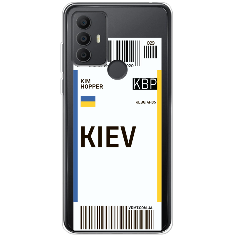 Прозрачный чехол BoxFace TCL 30 SE Ticket Kiev