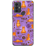 Чехол BoxFace TCL 30E Yoga Cat