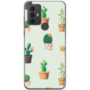 Чехол BoxFace TCL 30E L-green Cacti