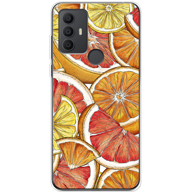 Чехол BoxFace TCL 30E Citrus Pattern