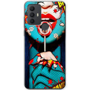 Чехол BoxFace TCL 30E Girl Pop Art