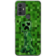 Чехол BoxFace TCL 30E Minecraft Creeper