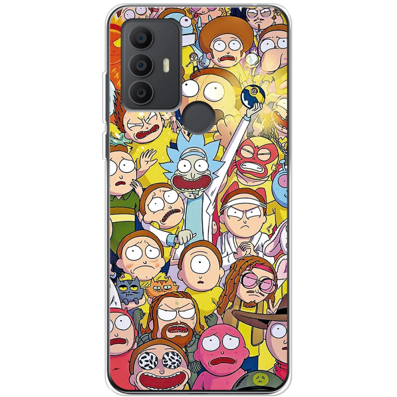 Чехол BoxFace TCL 30E Rick and Morty