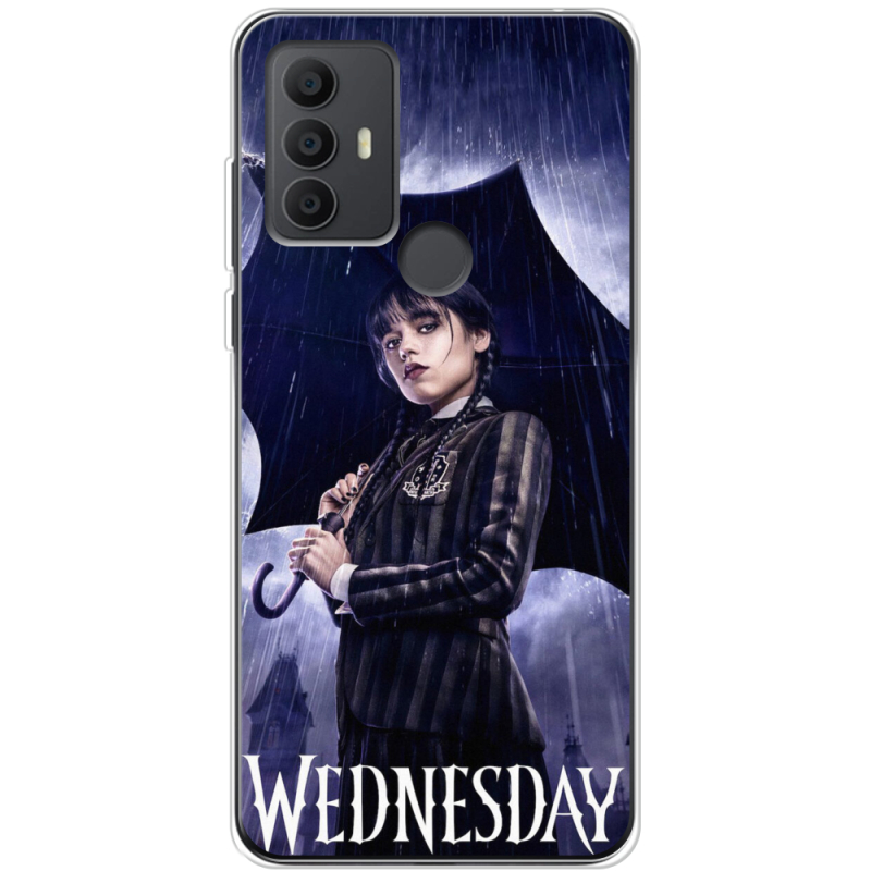 Чехол BoxFace TCL 30E Wednesday Addams