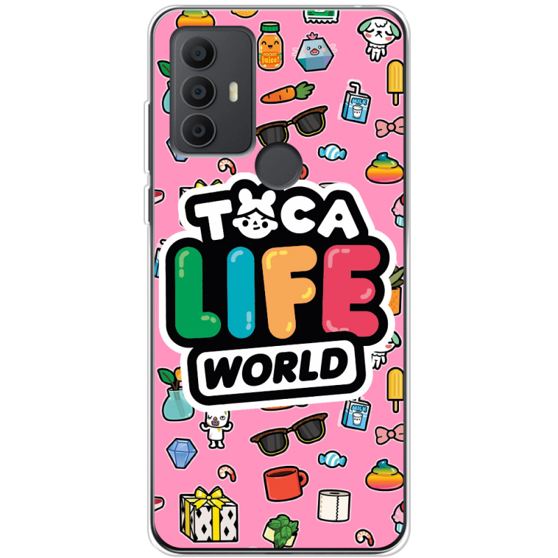 Чехол BoxFace TCL 30E Toca Boca Life World