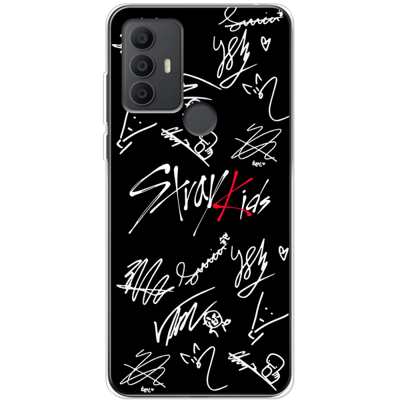 Чехол BoxFace TCL 30E Stray Kids автограф