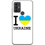 Чехол BoxFace TCL 30E I love Ukraine