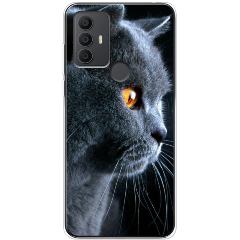 Чехол BoxFace TCL 30E English cat