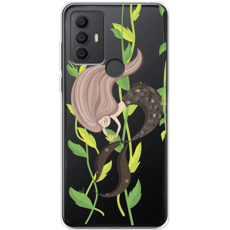 Прозрачный чехол BoxFace TCL 30E Cute Mermaid