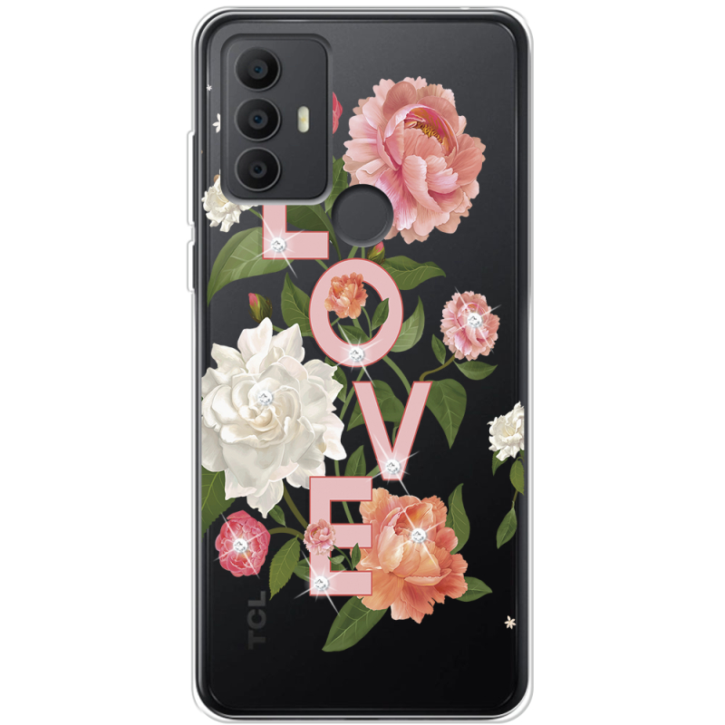 Чехол со стразами TCL 30E Love