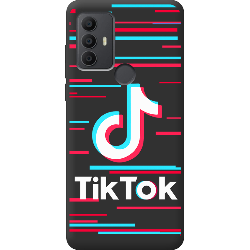 Черный чехол BoxFace TCL 30E Tik Tok