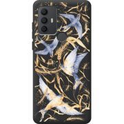 Черный чехол BoxFace TCL 30E Ластівки