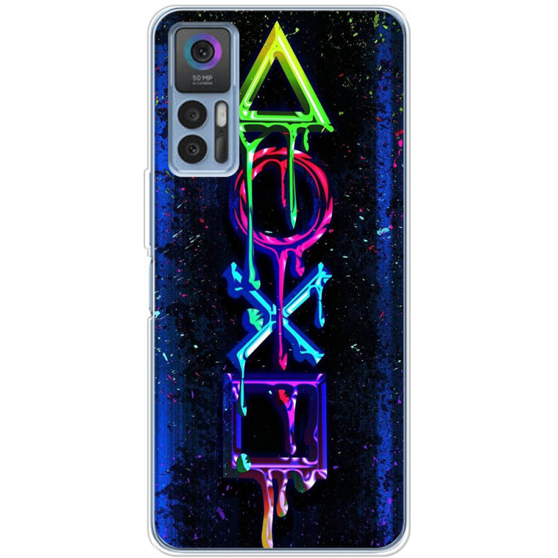 Чехол BoxFace TCL 30 Plus Graffiti symbols