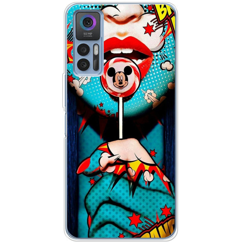 Чехол BoxFace TCL 30 Plus Girl Pop Art