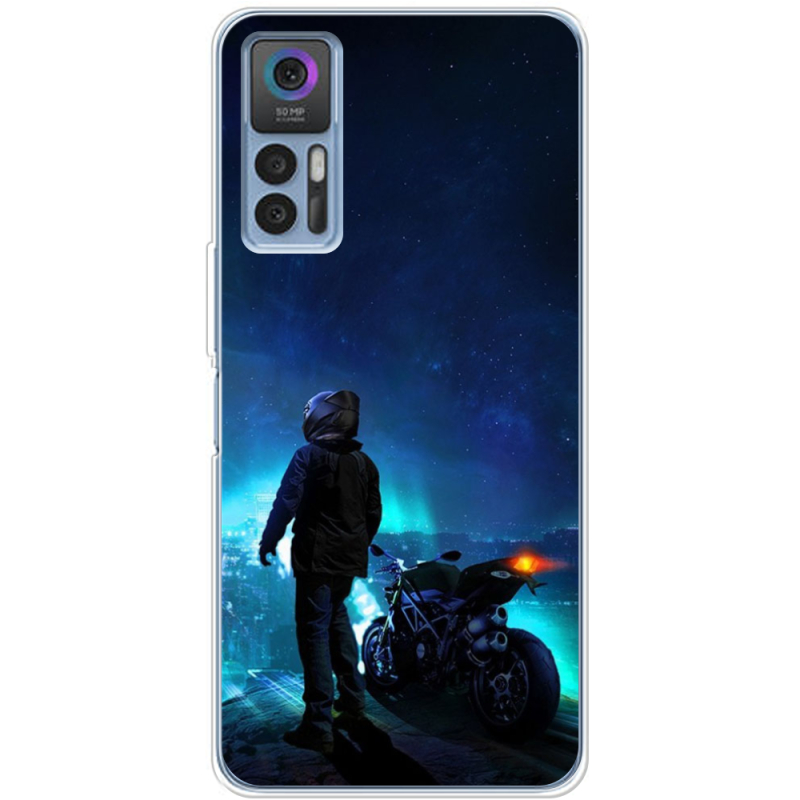 Чехол BoxFace TCL 30 Plus Motorcyclist