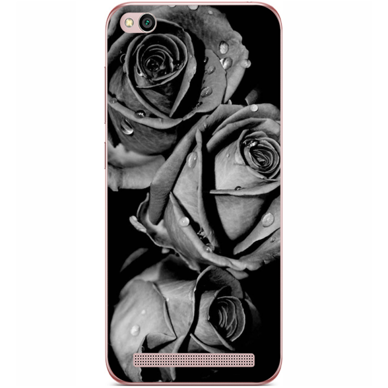 Чехол Uprint Xiaomi Redmi 5A Black and White Roses