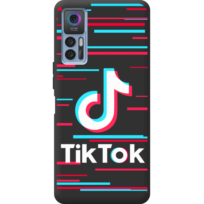 Черный чехол BoxFace TCL 30 Plus Tik Tok