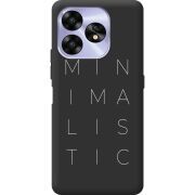 Черный чехол BoxFace Umidigi A15 Minimalistic
