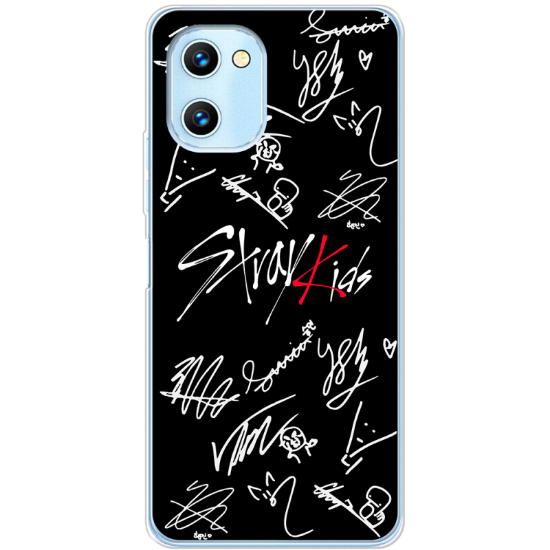 Чехол BoxFace Umidigi C1 Max Stray Kids автограф