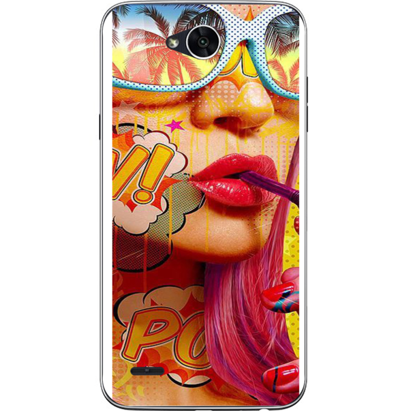 Чехол Uprint LG X Power 2 M320 Yellow Girl Pop Art