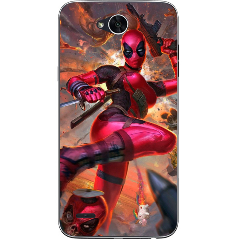 Чехол Uprint LG X Power 2 M320 Woman Deadpool