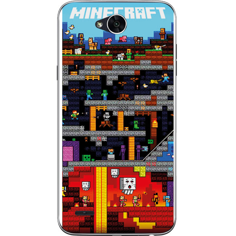 Чехол Uprint LG X Power 2 M320 Minecraft Lode Runner