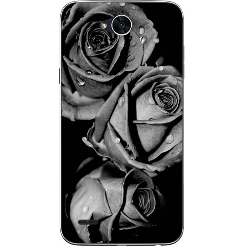 Чехол Uprint LG X Power 2 M320 Black and White Roses