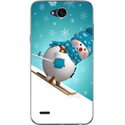 Чехол Uprint LG X Power 2 M320 Skier Snowman