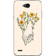 Чехол Uprint LG X Power 2 M320 Flower Hands