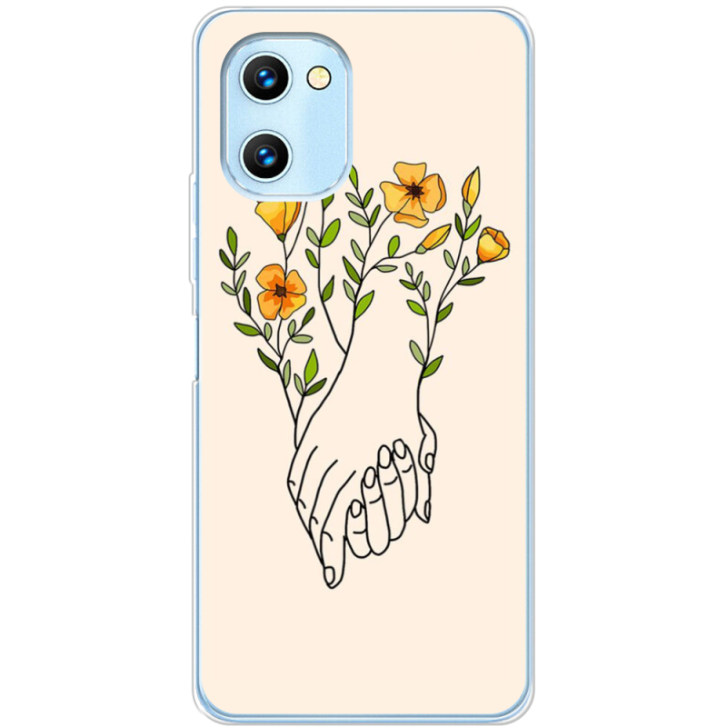 Чехол BoxFace Umidigi G1 Max Flower Hands