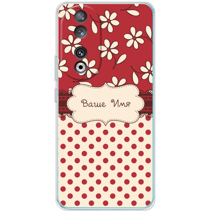 Чехол BoxFace Huawei Honor 90 Именной Polka Dots