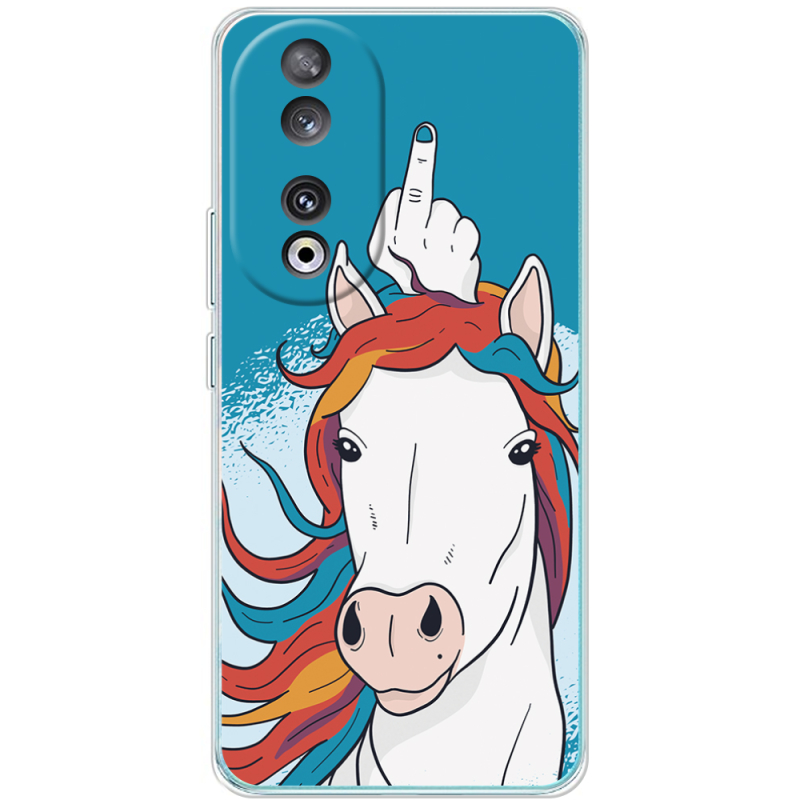 Чехол BoxFace Huawei Honor 90 Fuck Unicorn