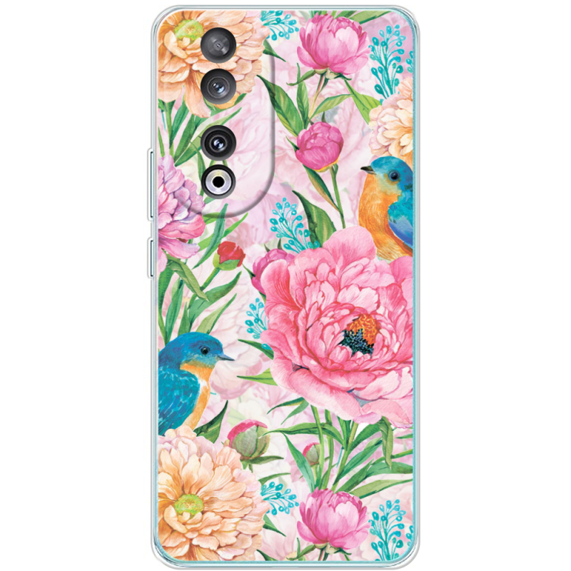 Чехол BoxFace Huawei Honor 90 Birds in Flowers