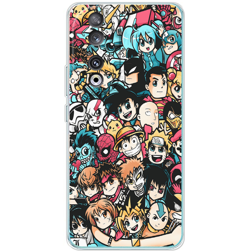 Чехол BoxFace Huawei Honor 90 Anime Stickers