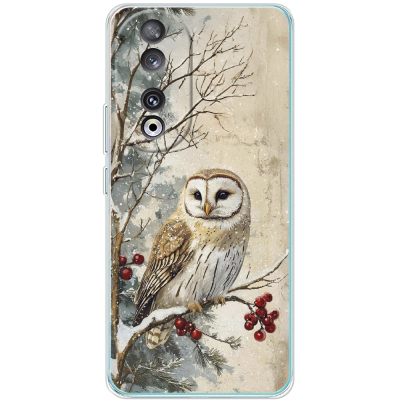 Чехол BoxFace Huawei Honor 90 Christmas Owl