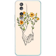 Чехол BoxFace Huawei Honor 90 Flower Hands